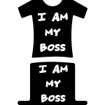 Sticker i am my boss Sticker i am my boss