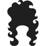 Sticker interrupteur long cheveu ondulé Sticker interrupteur long cheveu ondulé