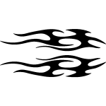 Sticker jets de flamme Sticker jets de flamme