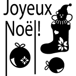 Sticker jouets de nol (franais)
