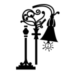 Sticker lampe baroque