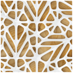 Sticker lave vaisselle bois design