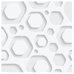 Sticker lave vaisselle design blanc