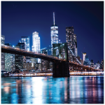 Sticker lave vaisselle new york la nuit
