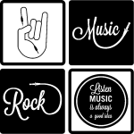 Sticker listen music is always a good idea Sticker listen music is always a good idea