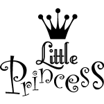 Sticker little princess