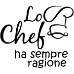 Sticker lo chef ha sempre ragione