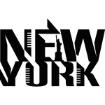 Sticker logo de new york Sticker logo de new york