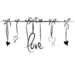 Sticker love tête de lit Sticker love tête de lit