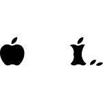 Sticker mac evolution de la pomme