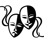Sticker masques couples