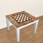 Sticker meubles ikea echiquier sur bois