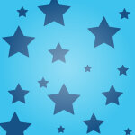 Sticker meubles ikea toiles sur fond bleu