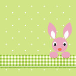Sticker meubles ikea lapin sur le pr vert