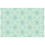 Sticker meuble scandinave fleurs vert pastel Sticker meuble scandinave fleurs vert pastel