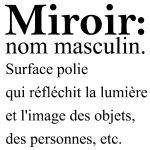 Sticker miroir