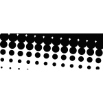 Sticker motif gros points 1
