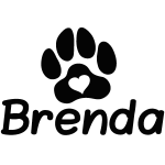 Sticker mural patte de chien Sticker mural patte de chien