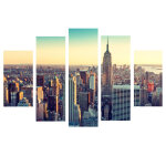 Sticker new york en 5 parties Sticker new york en 5 parties