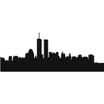 Stickers new york et ses immeubles Stickers new york et ses immeubles