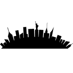 Sticker new - york vue de loin Sticker new - york vue de loin