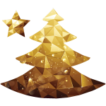 Sticker nol sapin origami