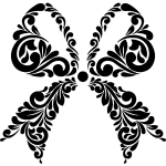 Sticker noeud baroque