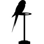 Sticker oiseau dormant Sticker oiseau dormant