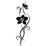 Sticker orchides enlaces