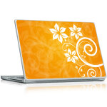 Stickers ordinateur fleurs