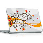 Stickers ordinateur fleurs designs