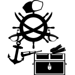 Sticker outils de pirate Sticker outils de pirate