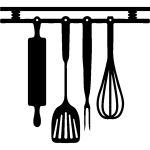 Sticker outils de prparation culinaire