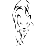 Sticker panthère design Sticker panthère design