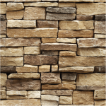 Sticker papier peint parement de pierres du costa rica