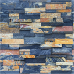 Sticker papier peint parement de pierres de mayotte