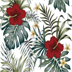 Sticker papier peint tropical porto velho