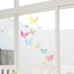 Sticker papillons artistiques multi color