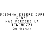 Sticker perdere la tenerezza - che guevara