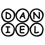 Sticker personnalisé cercles et lettres Sticker personnalisé cercles et lettres