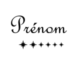 Sticker personnalisé prénom Étoiles Sticker personnalisé prénom Étoiles