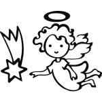 Sticker petit ange