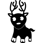 Sticker petit figurine caribou Sticker petit figurine caribou