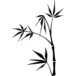 Sticker petite tige de bambou