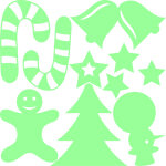 Sticker phosphorescent lments de nol 1