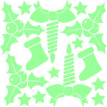 Sticker phosphorescent lments de nol 2