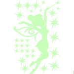 Sticker phosphorescent fe scintillante