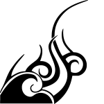 Sticker plante tribal Sticker plante tribal