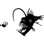 Stickers poisson des abysses Stickers poisson des abysses
