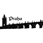 Sticker pont de prague